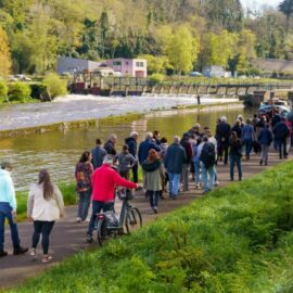 Plus de 70 personnes pour la Balade Contée sur l’histoire du Blavet du 13 avril 2024